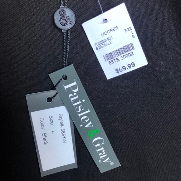 NWT - Paisley & Gray Flannel Shirt - Picture 3 of 3